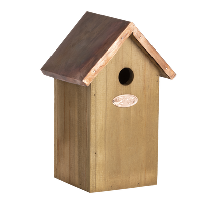 Caja Nido Techo Cobre para Herrerillos